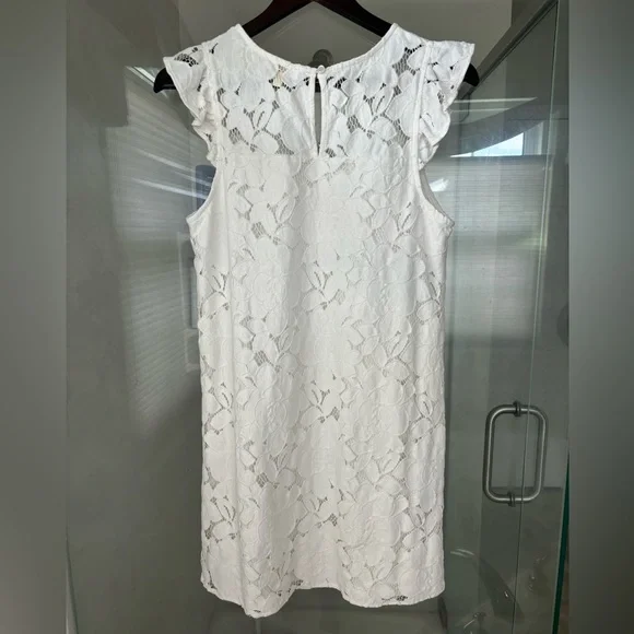 Monteau, white dress, size L - Picture 2 of 2